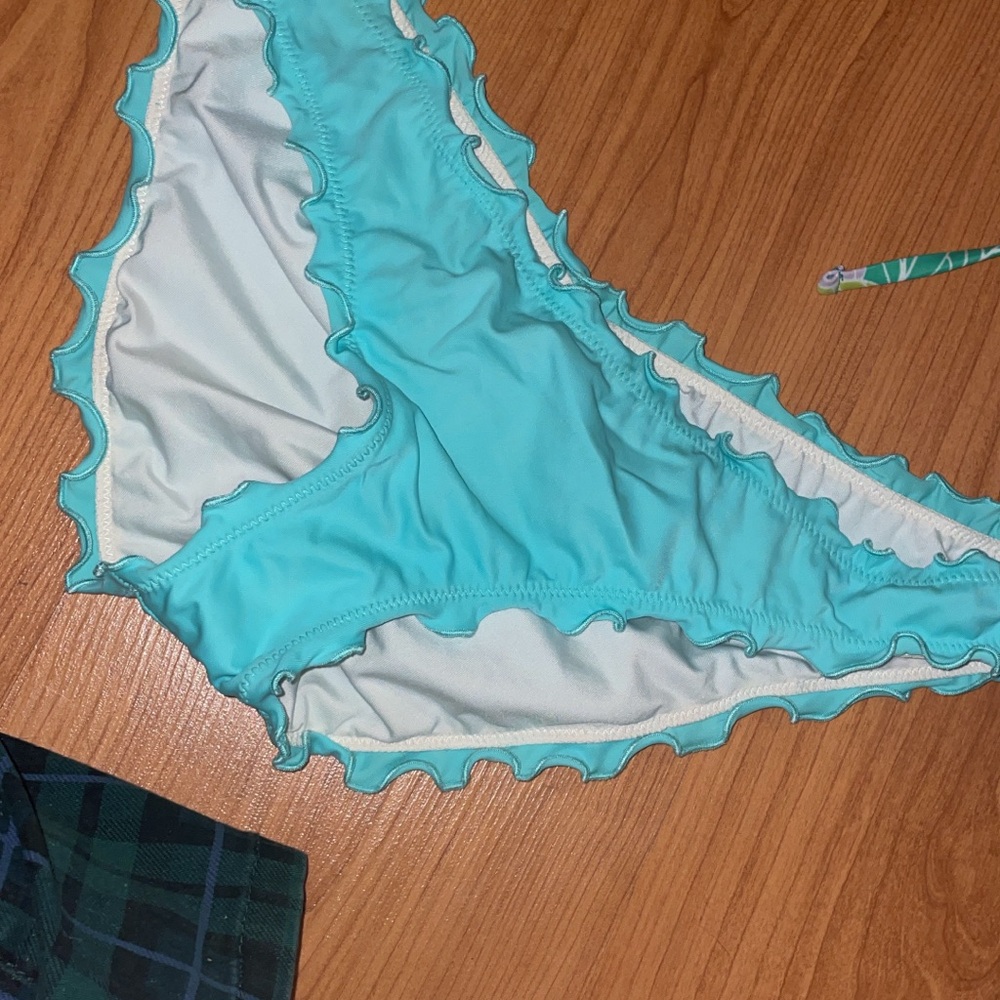 Victoria's Secret Blue Bikini  Bottoms